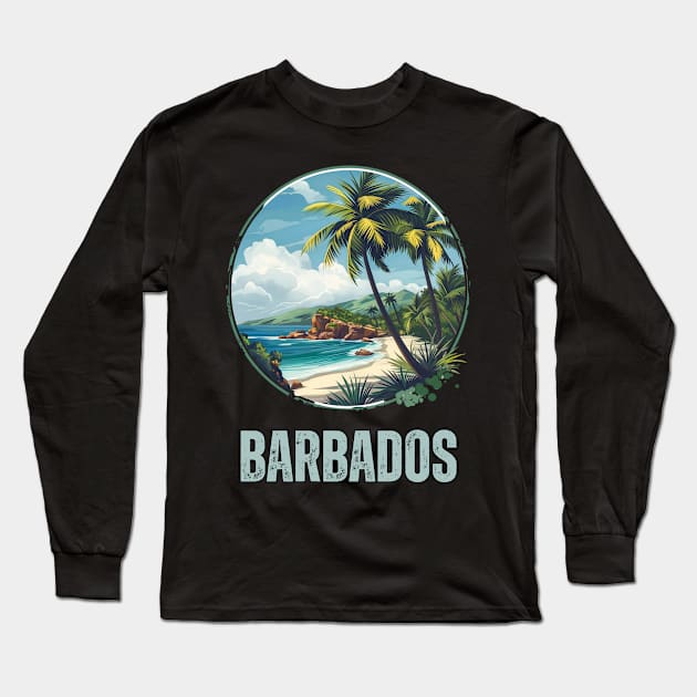 Barbados Long Sleeve T-Shirt by Mary_Momerwids